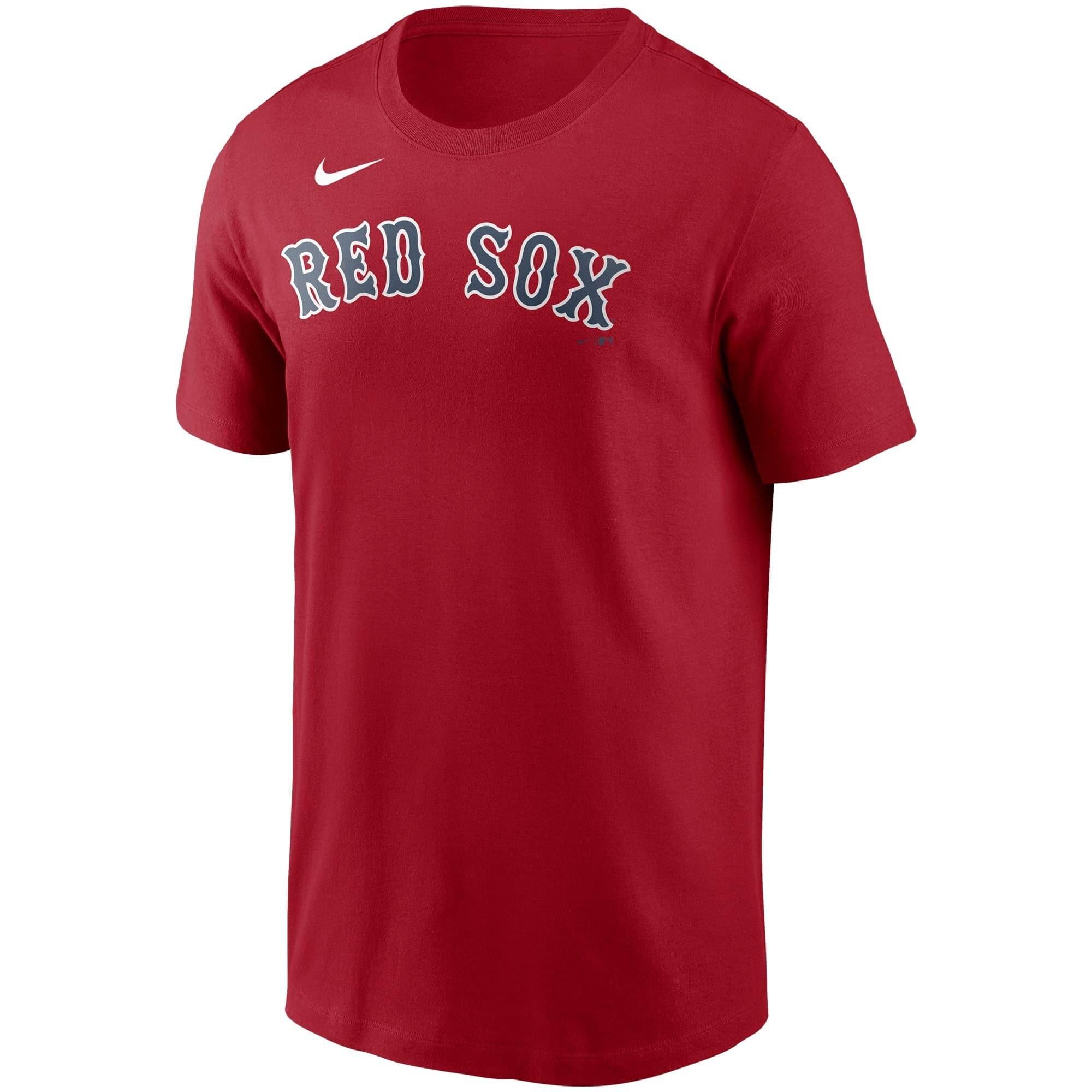 Nike T-Shirts Boston Red Sox Nike MLB Wordmark T-Shirt - Red