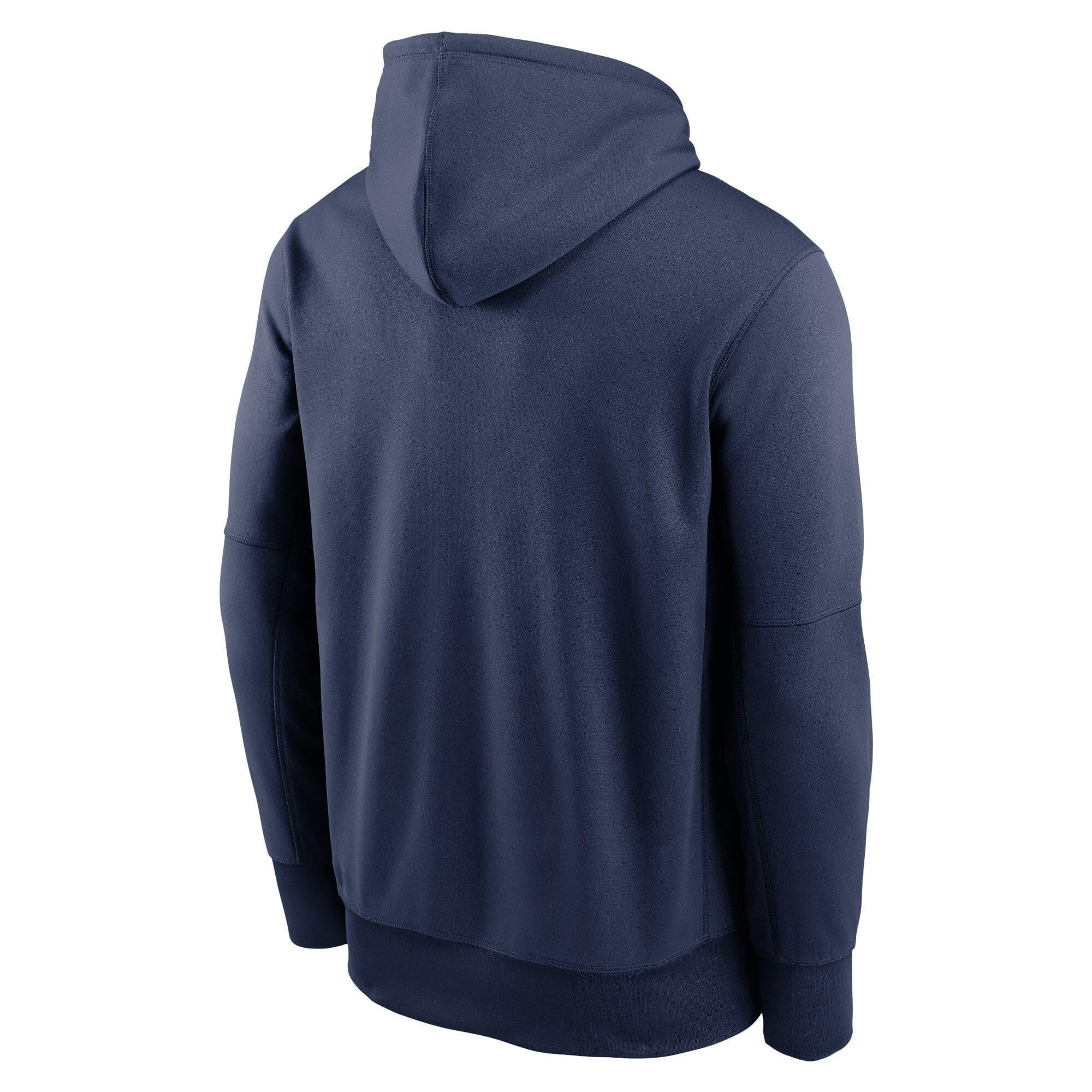 Nike Jumpers Boston Red Sox Nike MLB Wordmark Therma Performance Hoodie Jumper - Navy