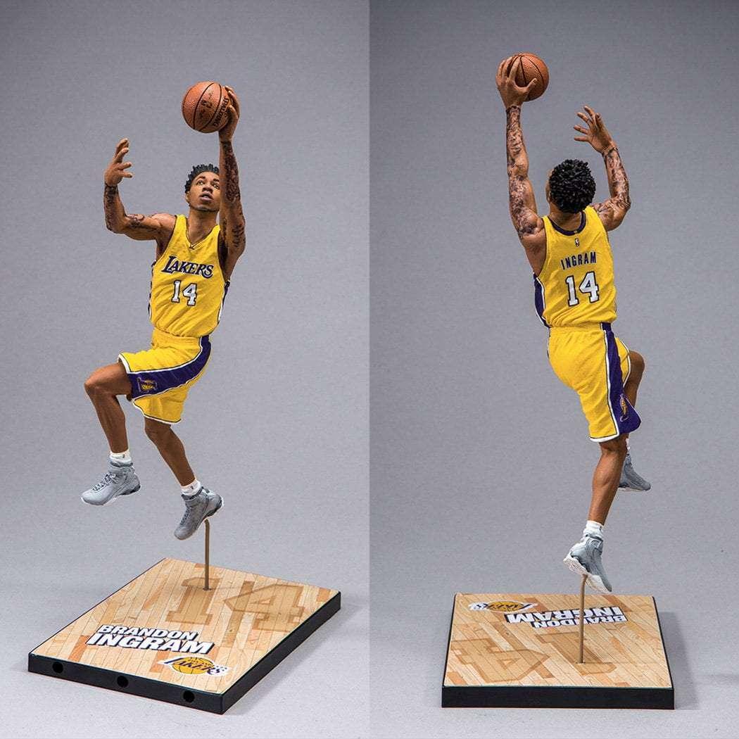 McFarlane Toys Figures Brandon Ingram Los Angeles Lakers McFarlane NBA Series 30 7" Figure - Gold