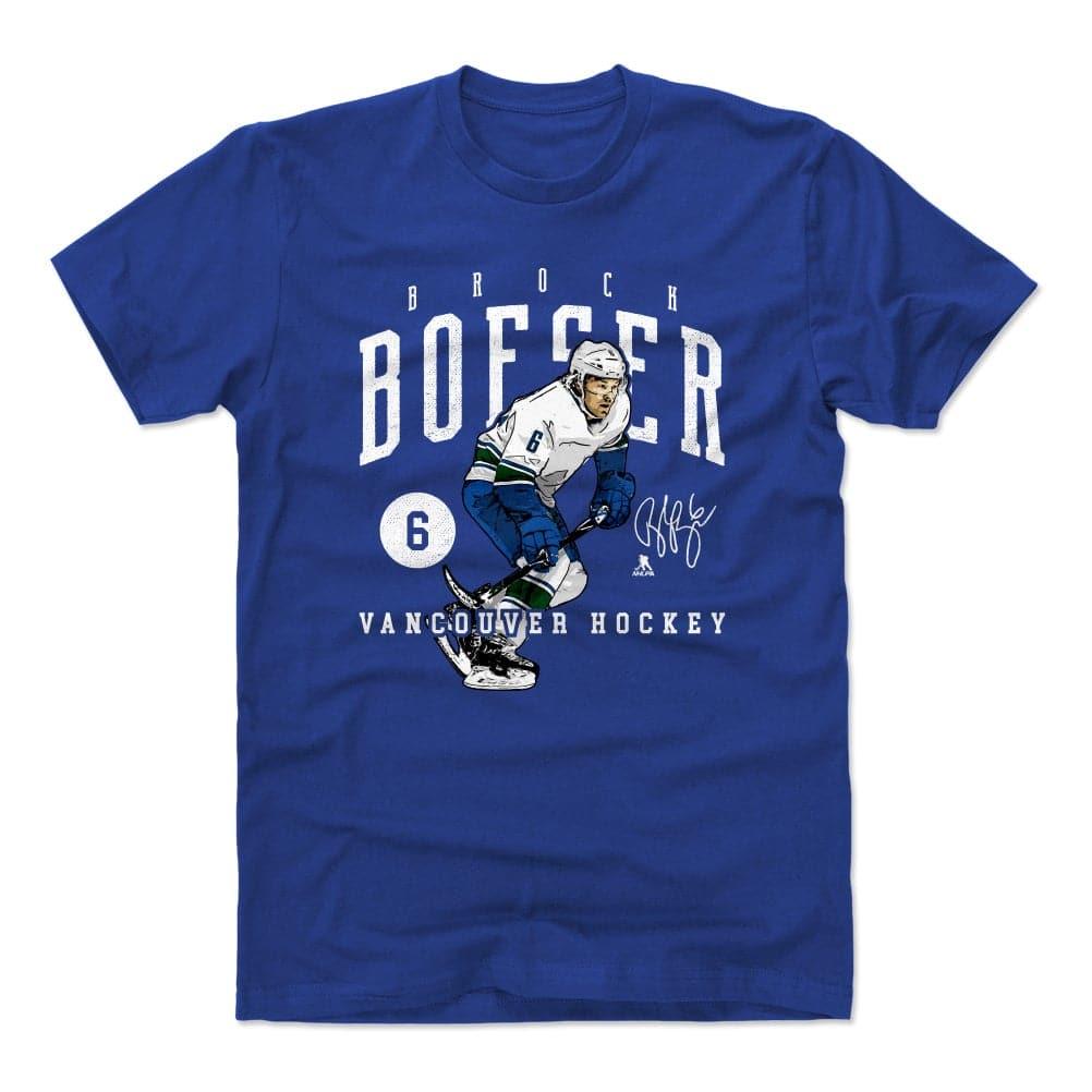 500 Level T-Shirts Brock Boeser Vancouver Canucks 500 Level NHL Game T-Shirt - Blue