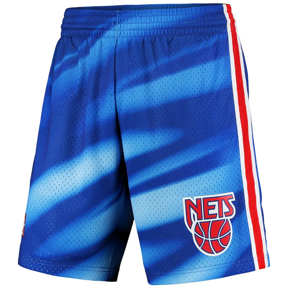 Mitchell And Ness Shorts Brooklyn Nets Mitchell & Ness NBA 90-91 Road Swingman Shorts - Blue