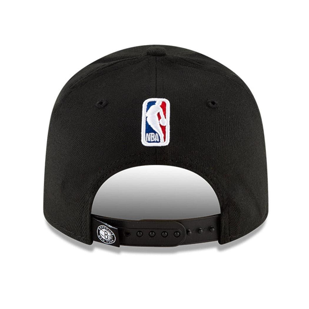 New Era Caps Brooklyn Nets New Era NBA 2020 Tip-Off 9FIFTY Stretch-Snap Curve Hat - Black