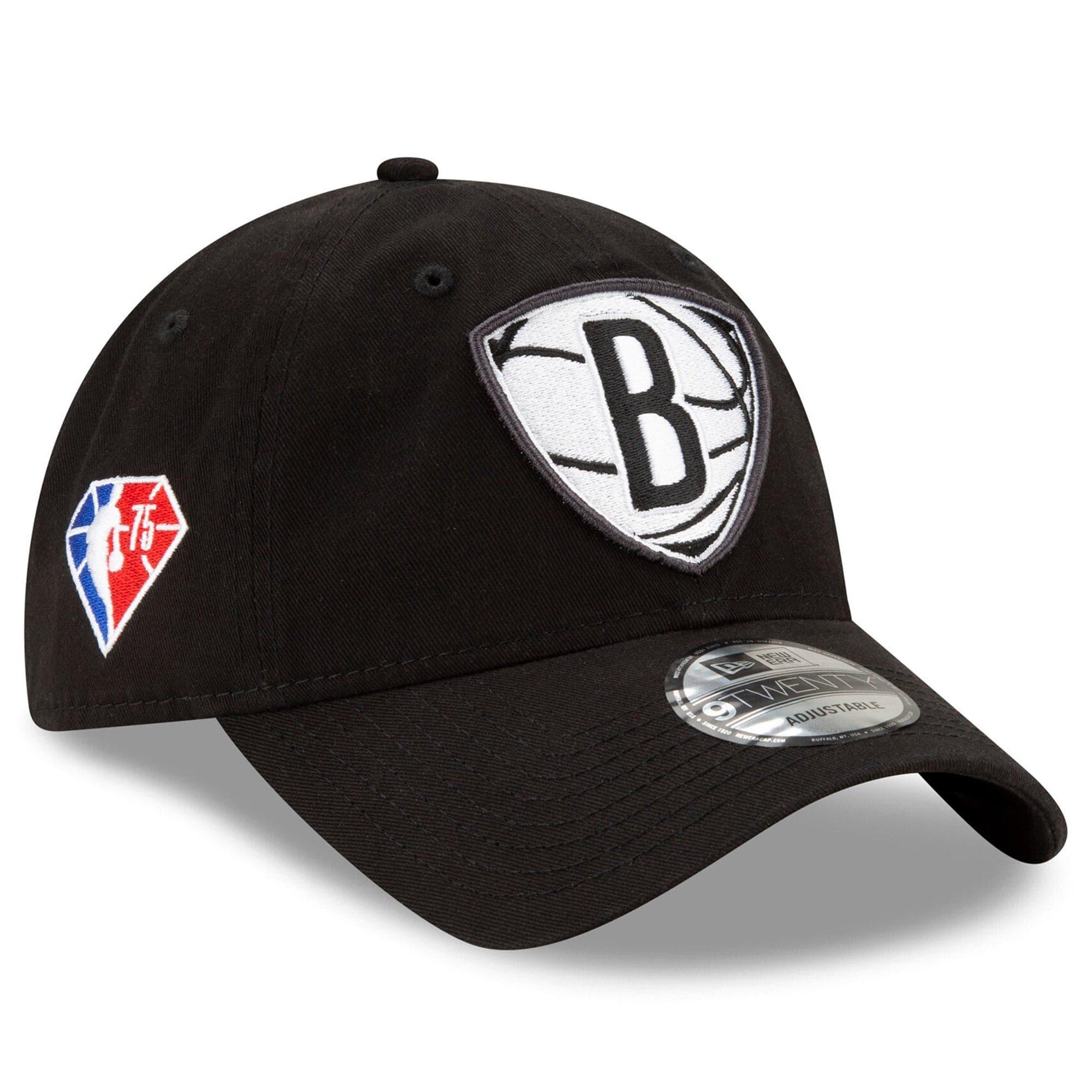New Era Caps Brooklyn Nets New Era NBA 2021 Draft 9TWENTY Strapback Hat - Black