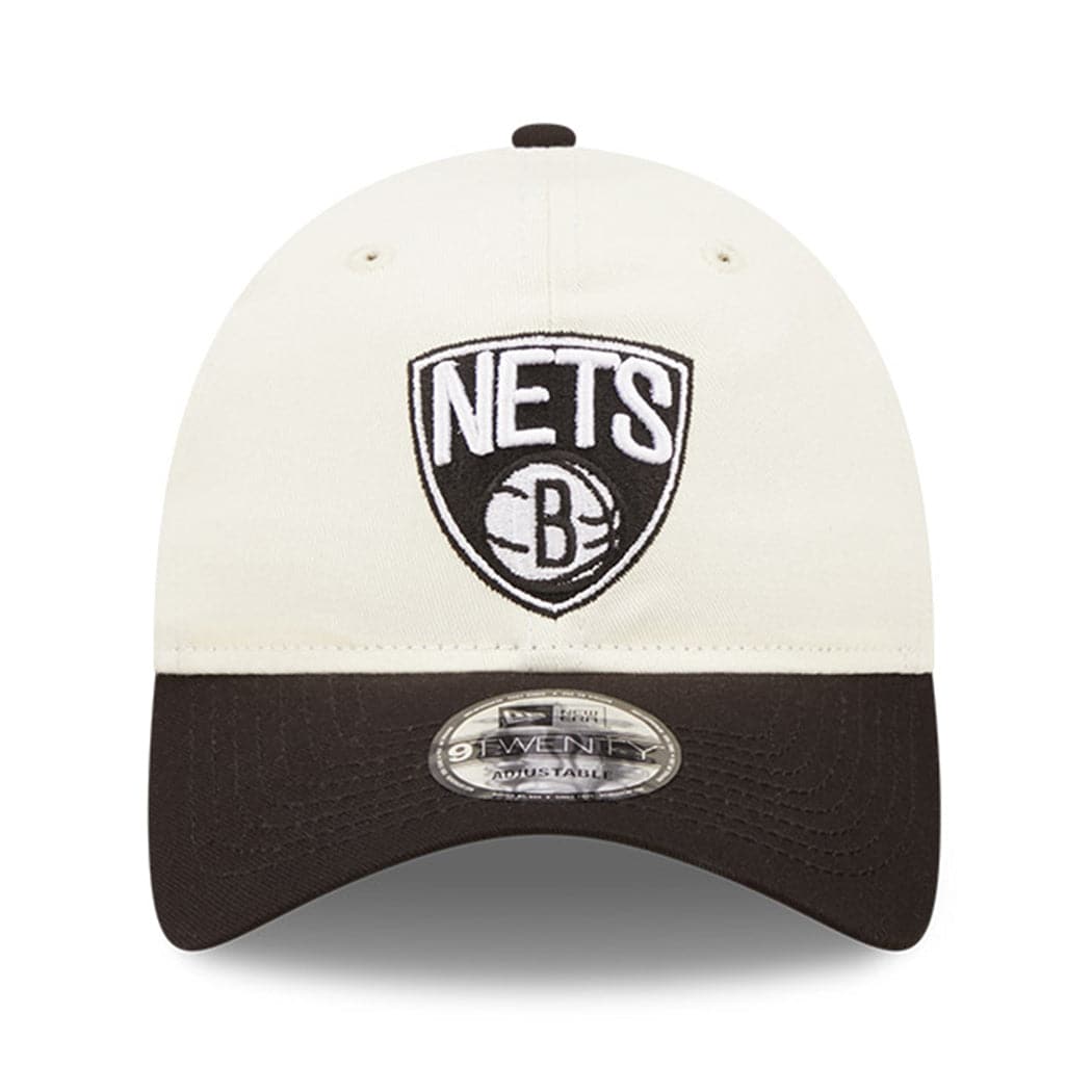 New Era Caps Brooklyn Nets New Era NBA 2022 Draft 9TWENTY Strapback Hat - Cream