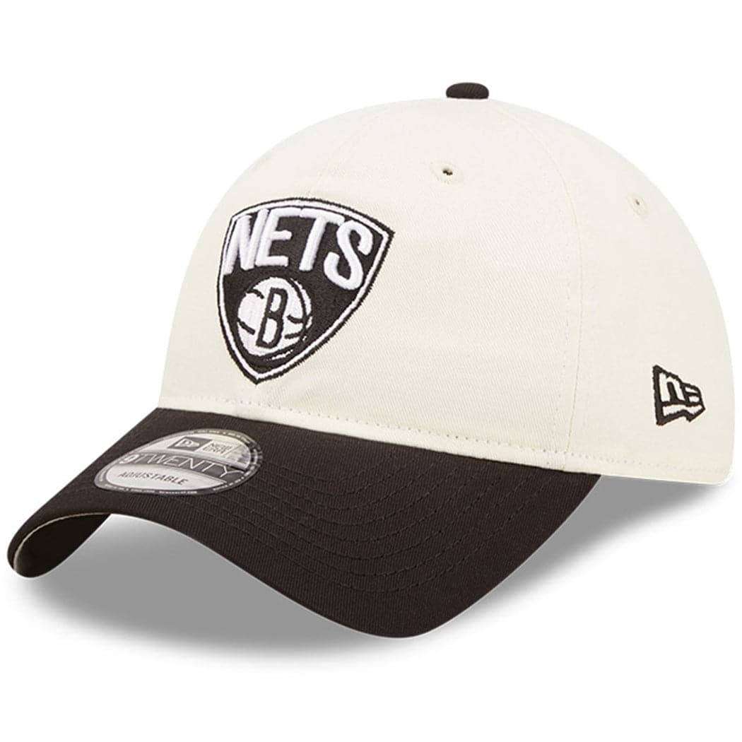 New Era Caps Brooklyn Nets New Era NBA 2022 Draft 9TWENTY Strapback Hat - Cream
