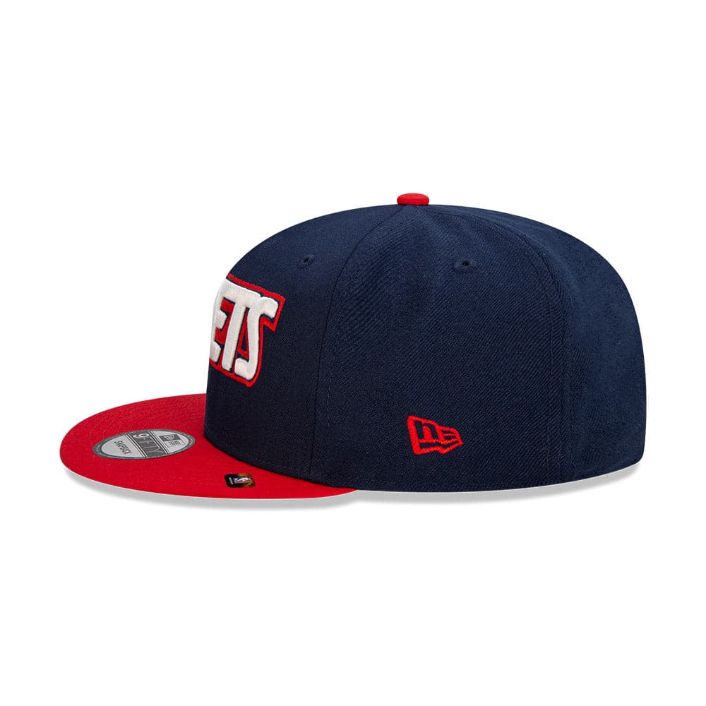 New Era Caps Brooklyn Nets New Era NBA 21-22 City Edition 9FIFTY Snapback Hat - Navy