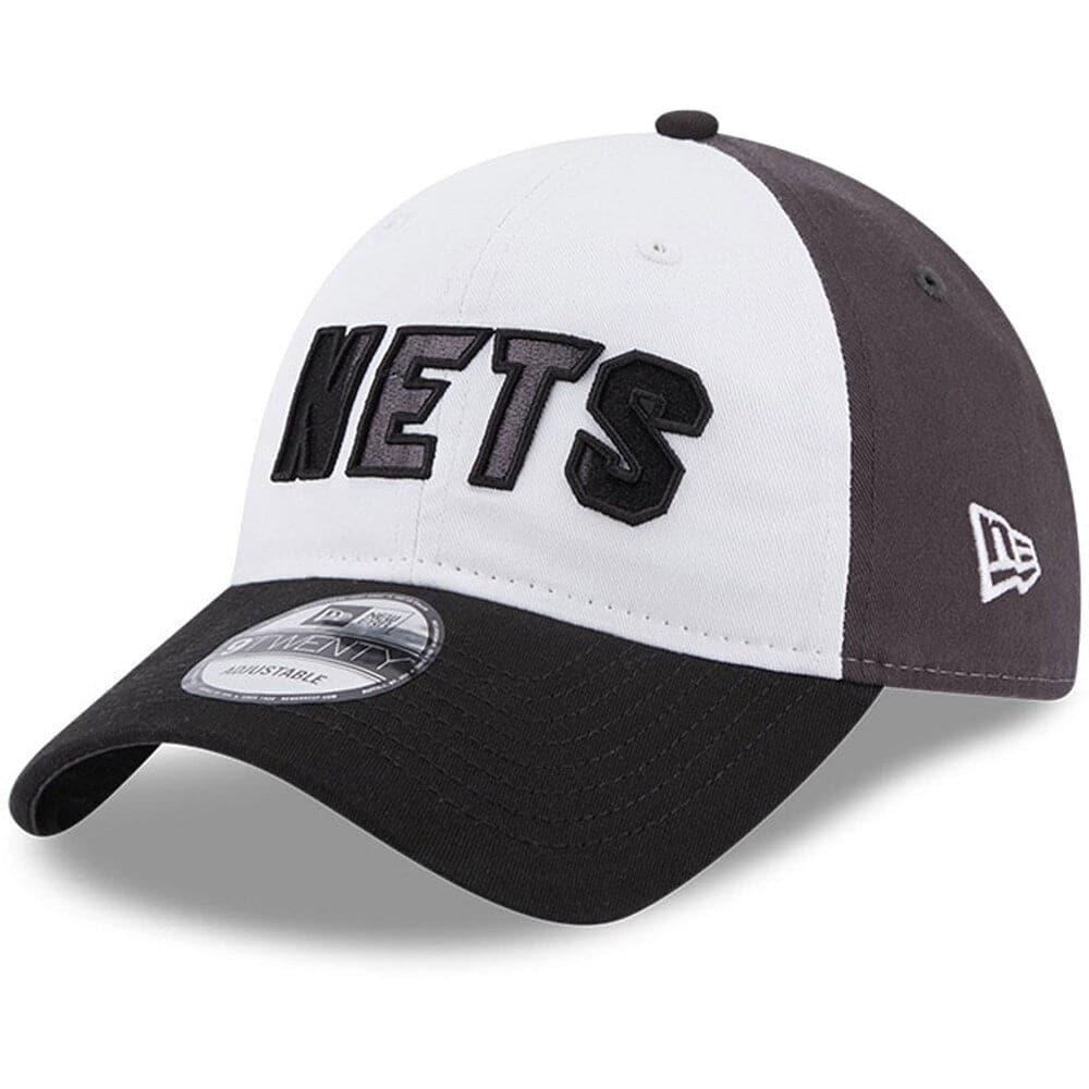 New Era Caps Brooklyn Nets New Era NBA 22-23 Back Half 9TWENTY Strapback Hat