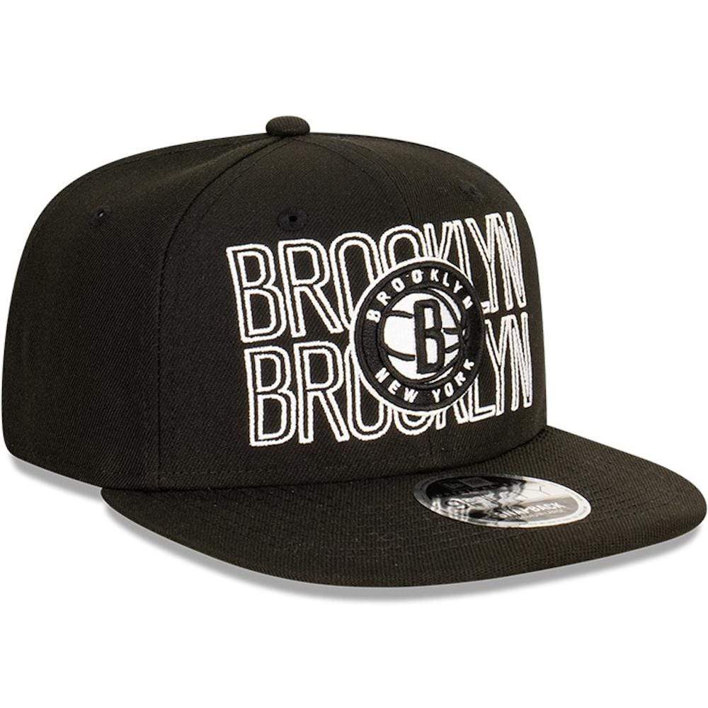 New Era Caps Brooklyn Nets New Era NBA Neon Lights Original Fit 9FIFTY Snapback Hat - Black