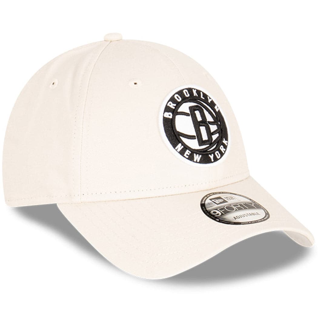 New Era Caps Brooklyn Nets New Era NBA Team 9FORTY Snapback Hat - Stone