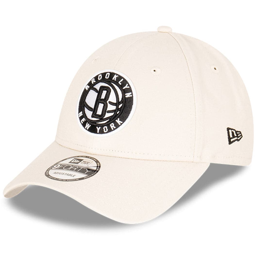 New Era Caps Brooklyn Nets New Era NBA Team 9FORTY Snapback Hat - Stone