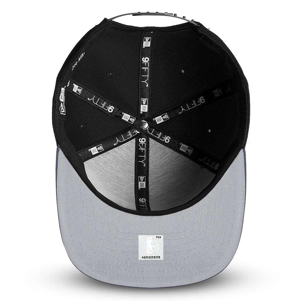 New Era Caps Brooklyn Nets New Era NBA Team Logo OF 9FIFTY Snapback Hat - Black