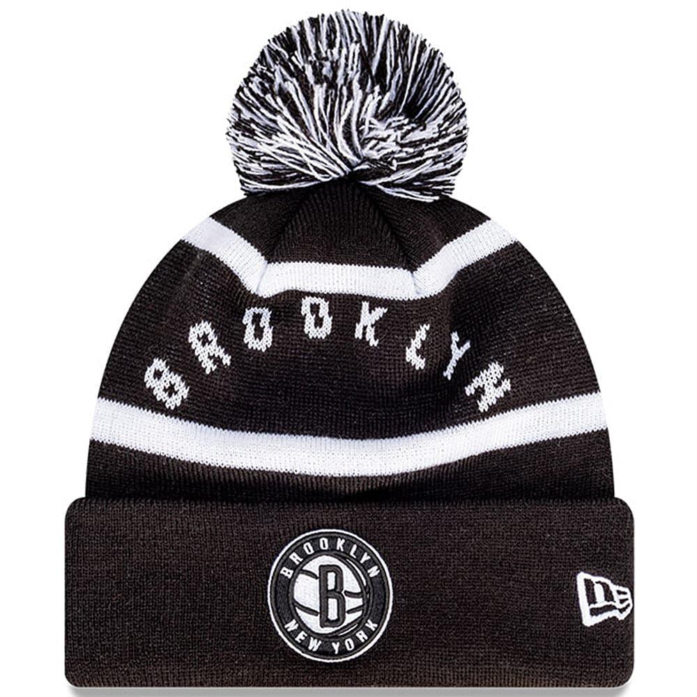 New Era Beanies Brooklyn Nets New Era NBA Team Wordmark Knit Beanie - Black