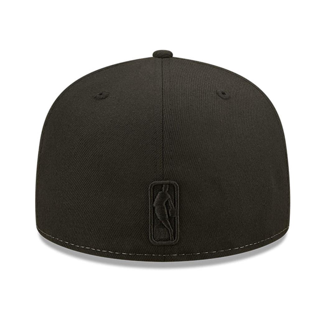 New Era Caps Brooklyn Nets New Era NBA Tonal 2-Tone 59FIFTY Fitted Hat  - Black