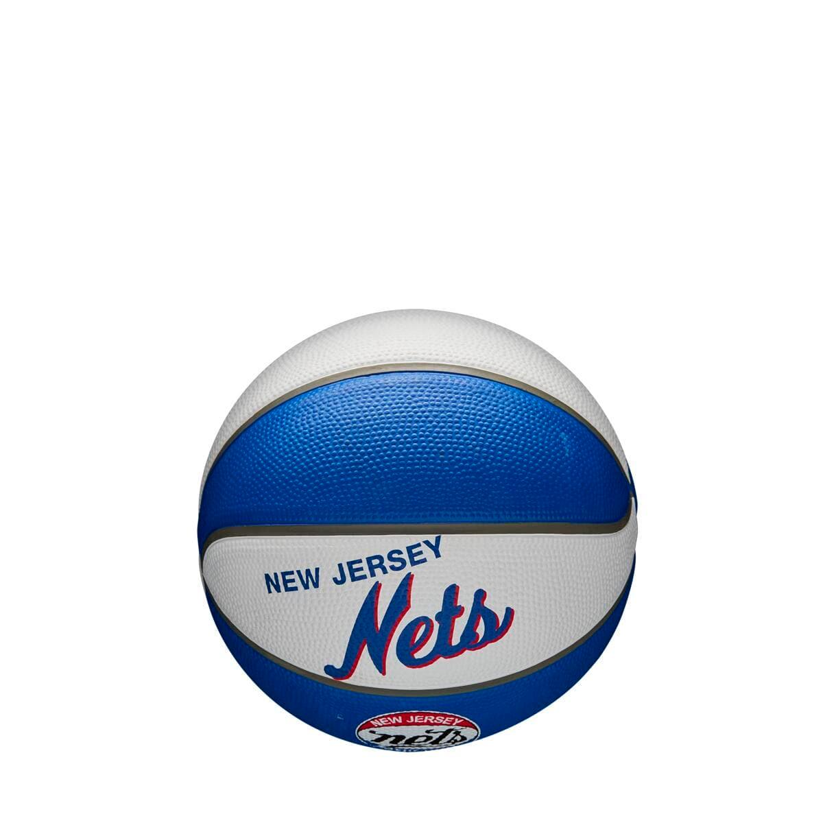 Wilson Sporting Goods Balls Brooklyn Nets Wilson NBA Team Retro Mini Outdoor Basketball Ball
