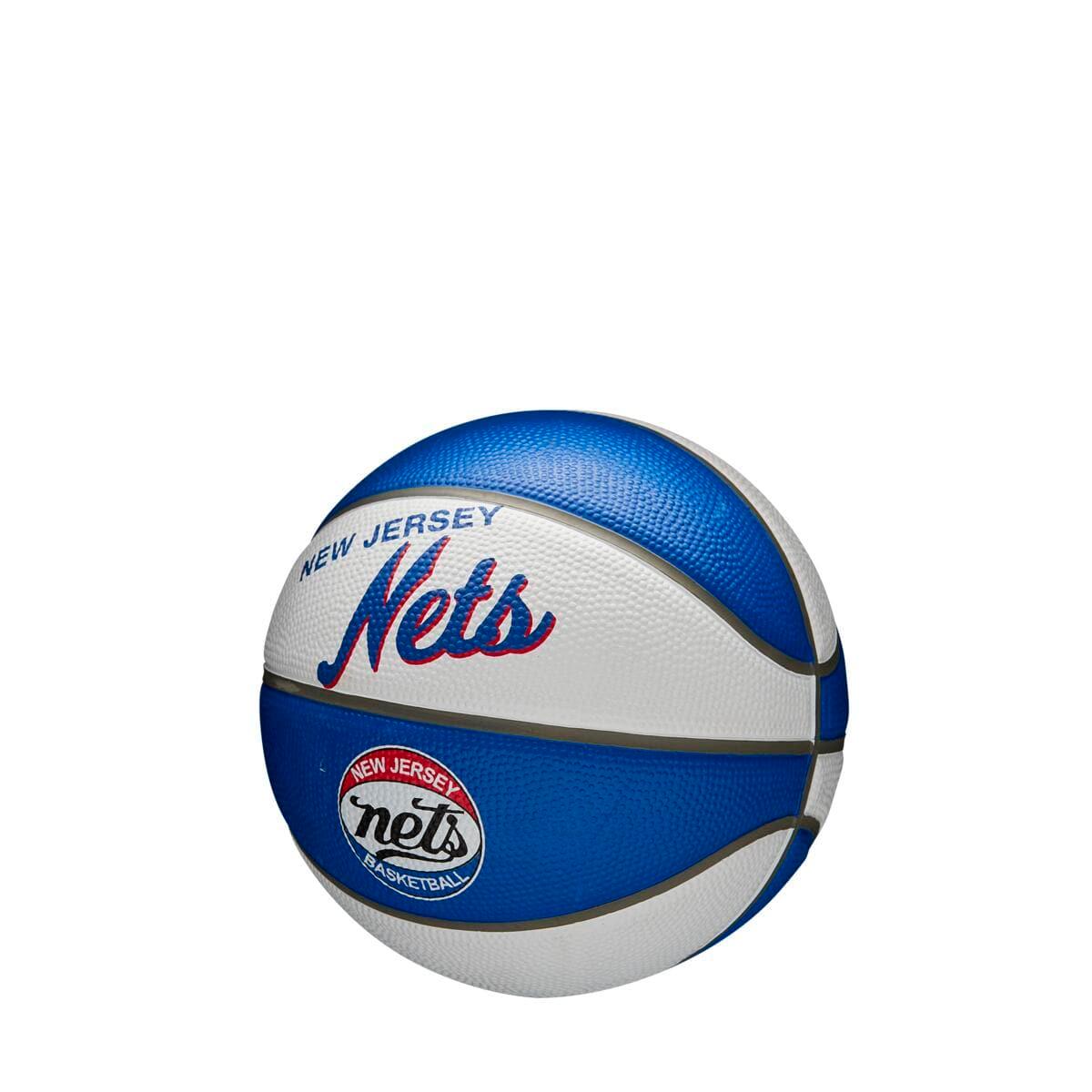 Wilson Sporting Goods Balls Brooklyn Nets Wilson NBA Team Retro Mini Outdoor Basketball Ball