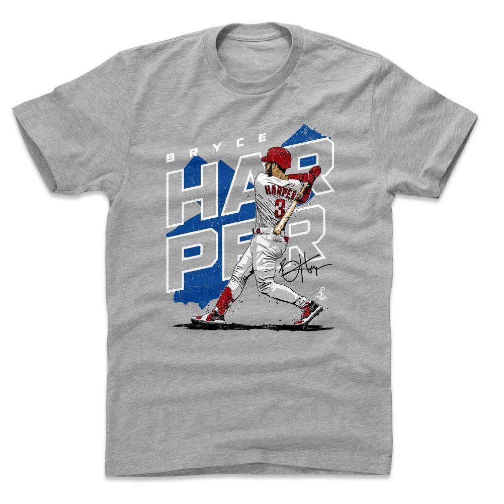 500 Level T-Shirts M Bryce Harper MLB Player T-Shirt - Grey