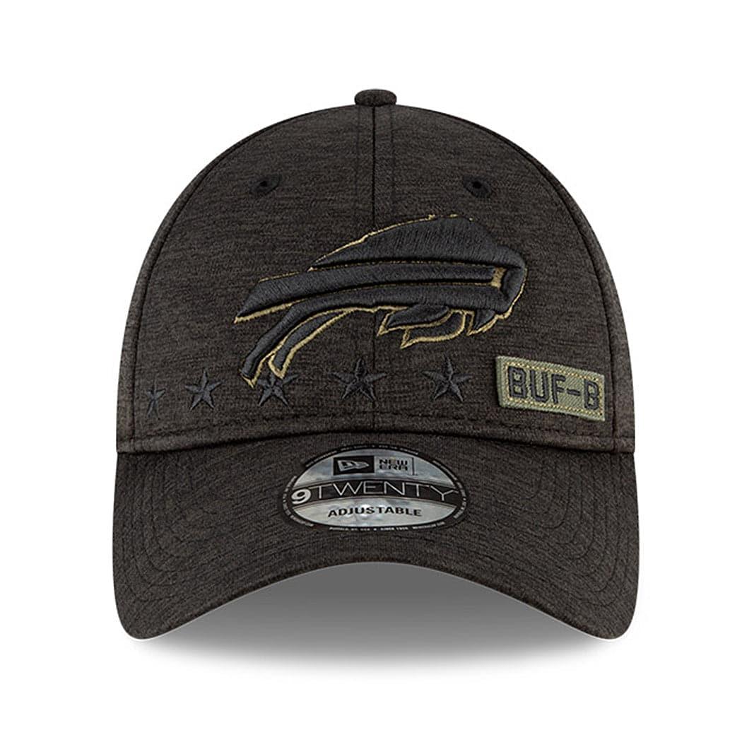 New Era Caps Buffalo Bills New Era NFL 2020 Salute To Service 9TWENTY Curve Hat - Black