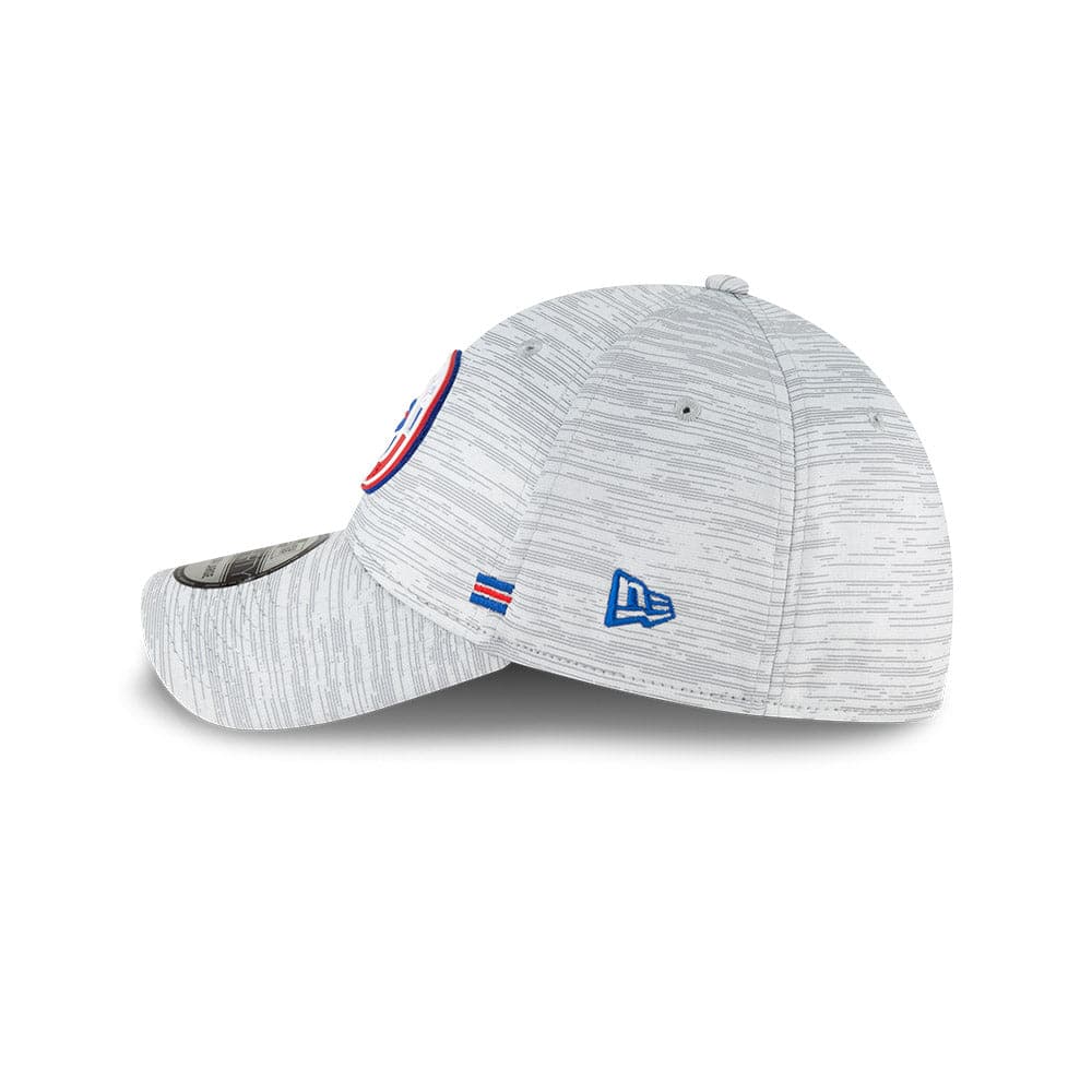 New Era Caps Buffalo Bills New Era NFL 2020 Sideline 39THIRTY Flex Fit Curve Hat - Grey