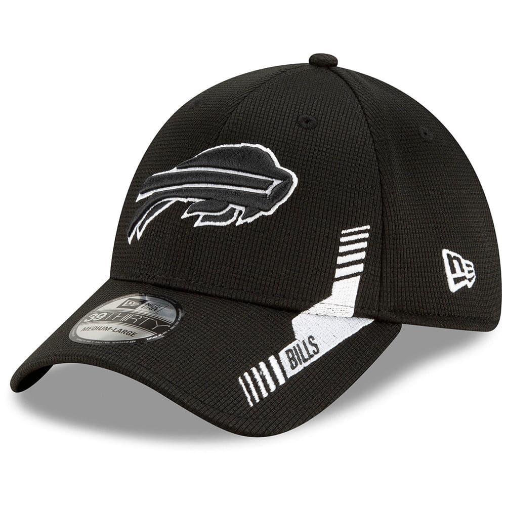 New Era Caps Buffalo Bills New Era NFL 2021 Sideline Home 39THIRTY Flex Fit Hat - Black