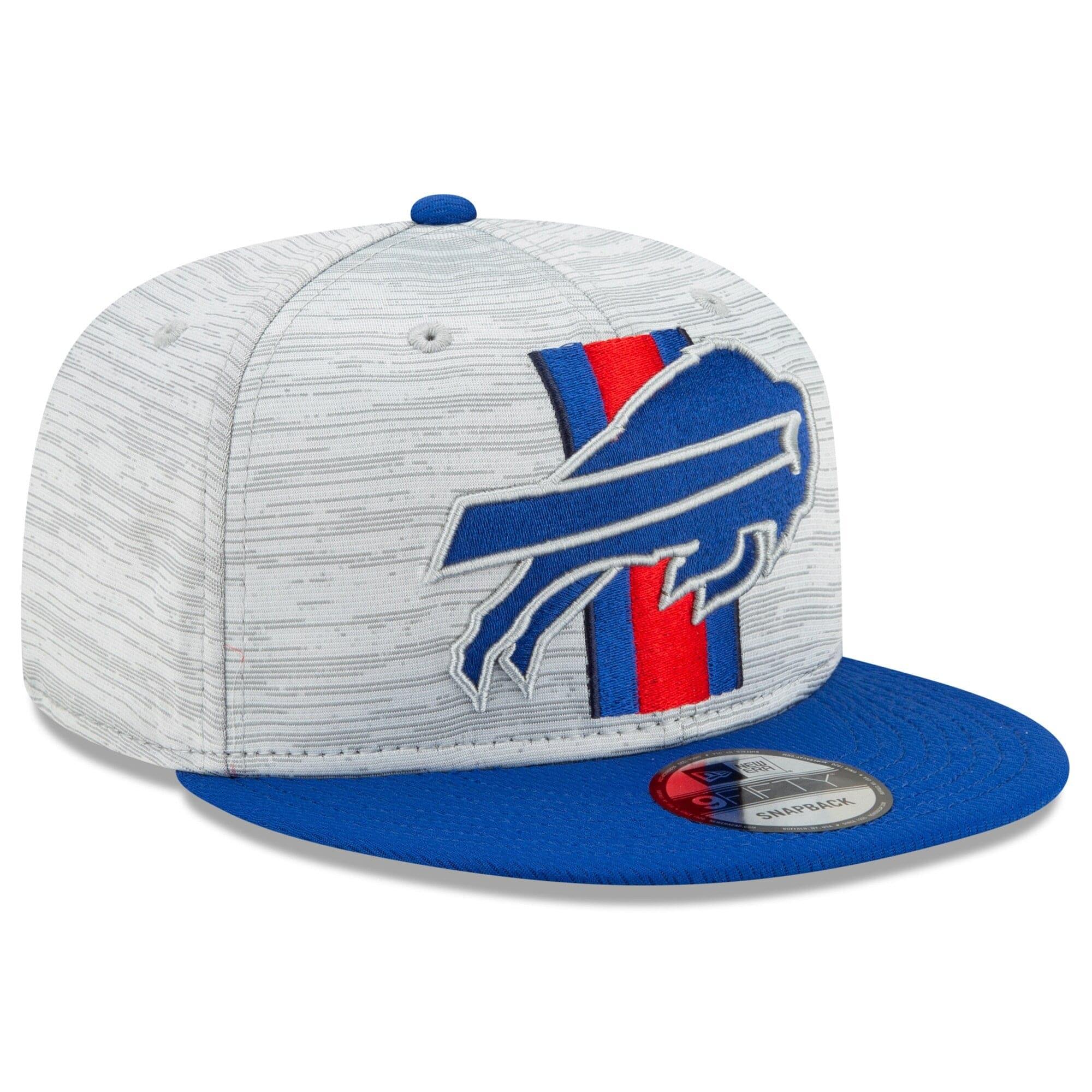 New Era Caps Buffalo Bills New Era NFL 2021 Training Camp 9FIFTY Snapback Hat - Grey