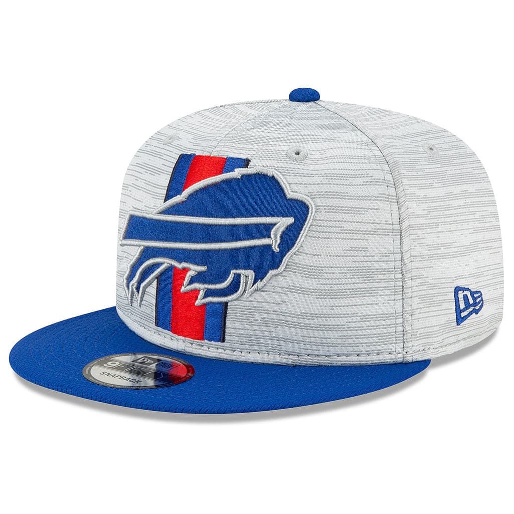 New Era Caps Buffalo Bills New Era NFL 2021 Training Camp 9FIFTY Snapback Hat - Grey