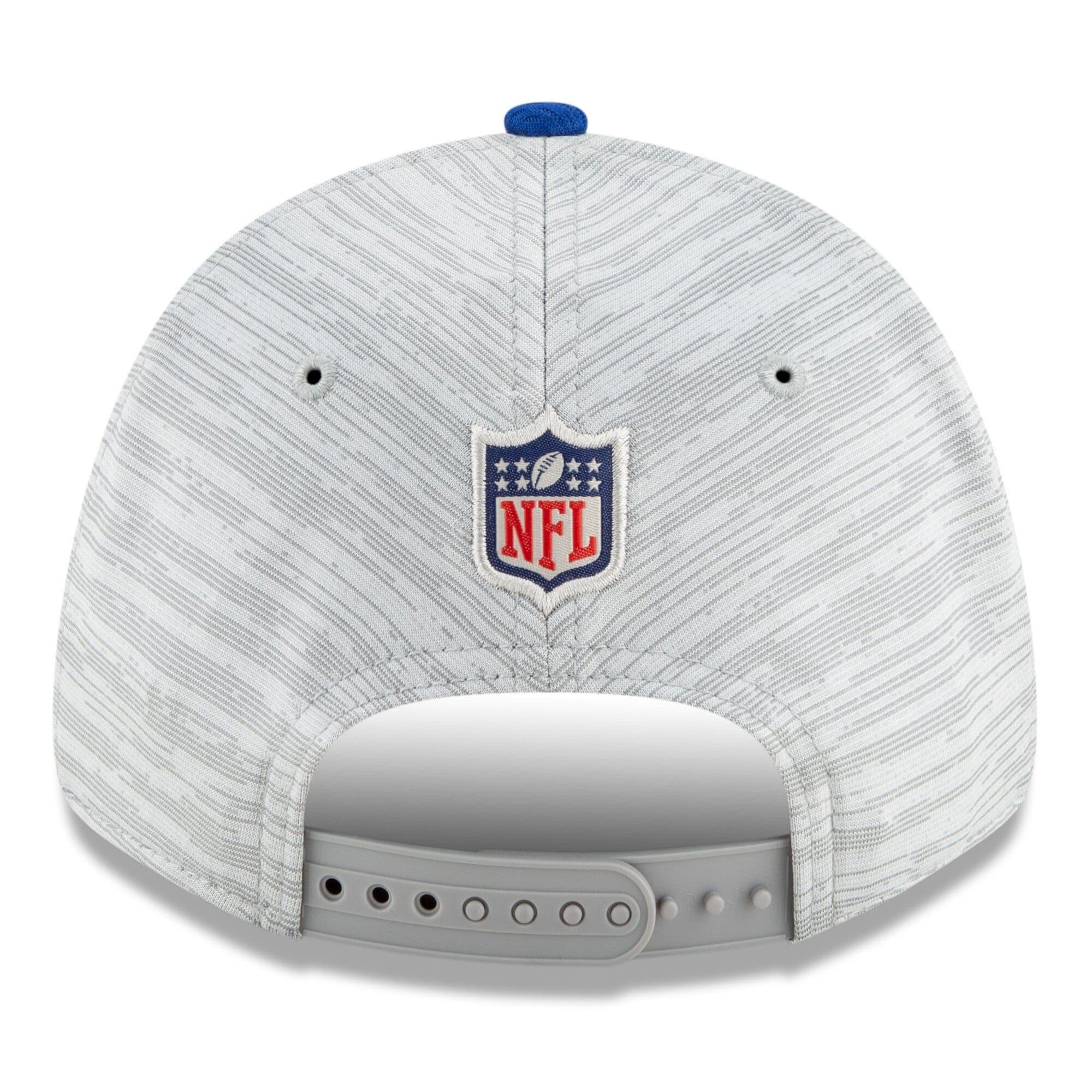 New Era Caps Buffalo Bills New Era NFL 2021 Training Camp 9FORTY Curve Stretch Snapback Hat - Grey