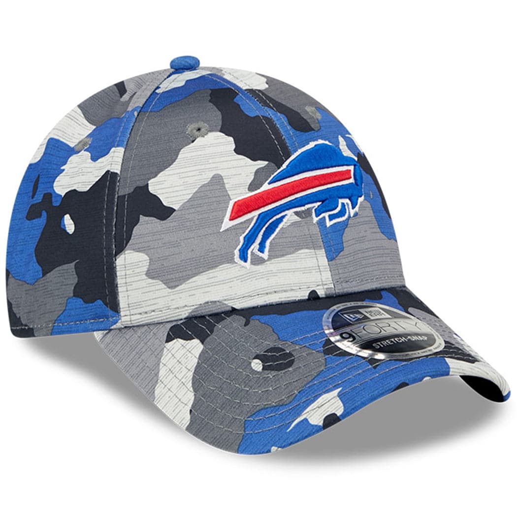 New Era Caps Buffalo Bills New Era NFL 22 Training Camp 9FORTY Stretch Snap Hat - Camo