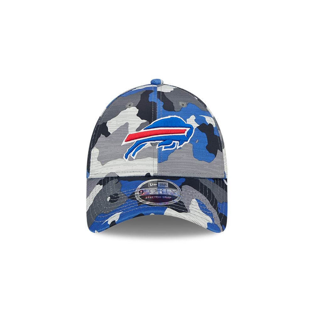 New Era Caps Youths Buffalo Bills New Era NFL 22 Training Camp Youths 9FORTY Stretch Snap Hat - Camo