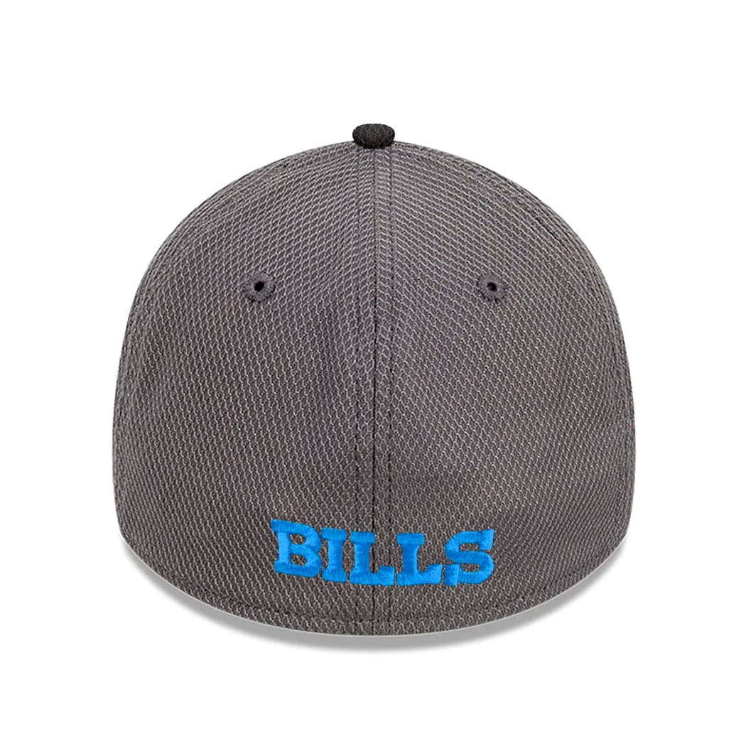 New Era Caps Buffalo Bills New Era NFL Neon 39THIRTY Stretch Fit Hat - Graphite