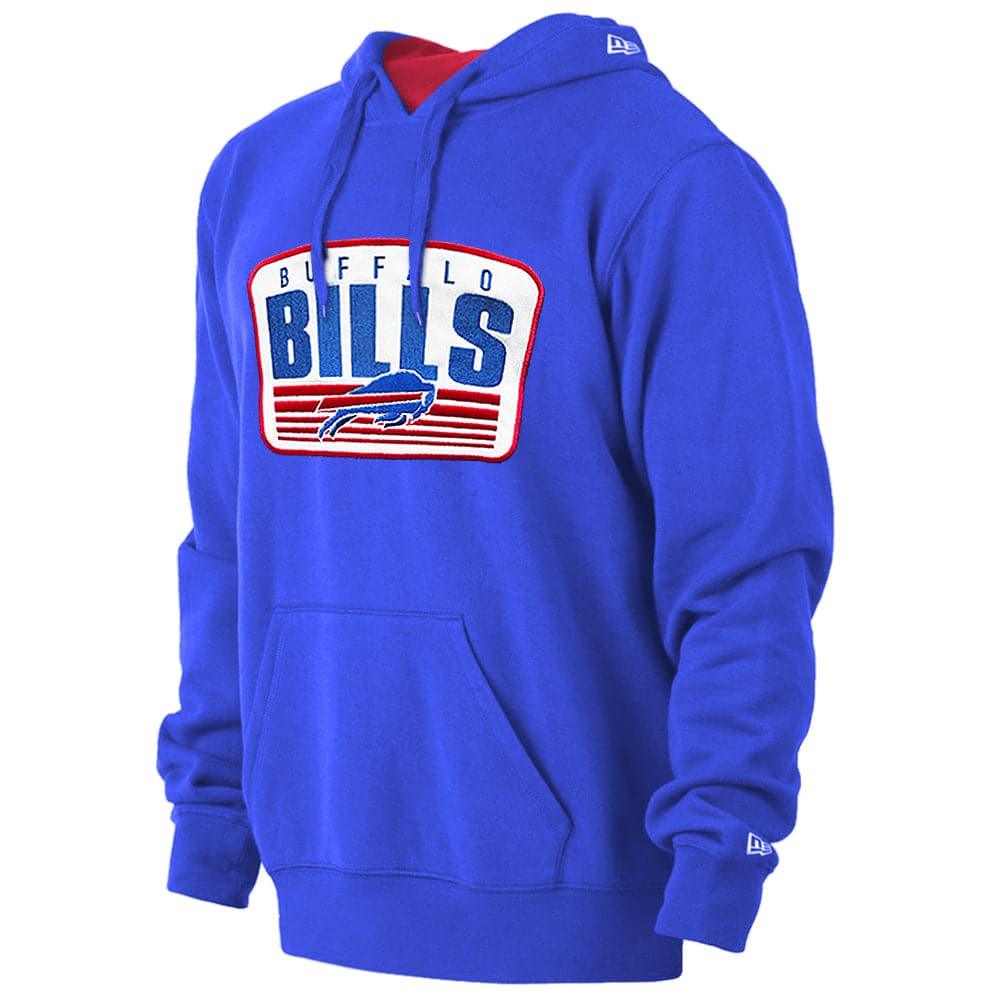 New Era Jumpers Buffalo Bills New Era NFL Team Badge Repeat Hoodie Jumper - Blue