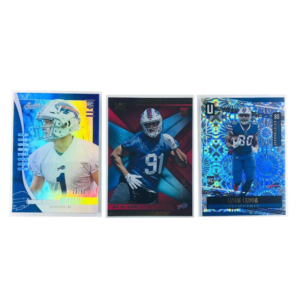 Panini Cards Buffalo Bills Panini NFL 3 Rookie Numbered Parallel Card Set