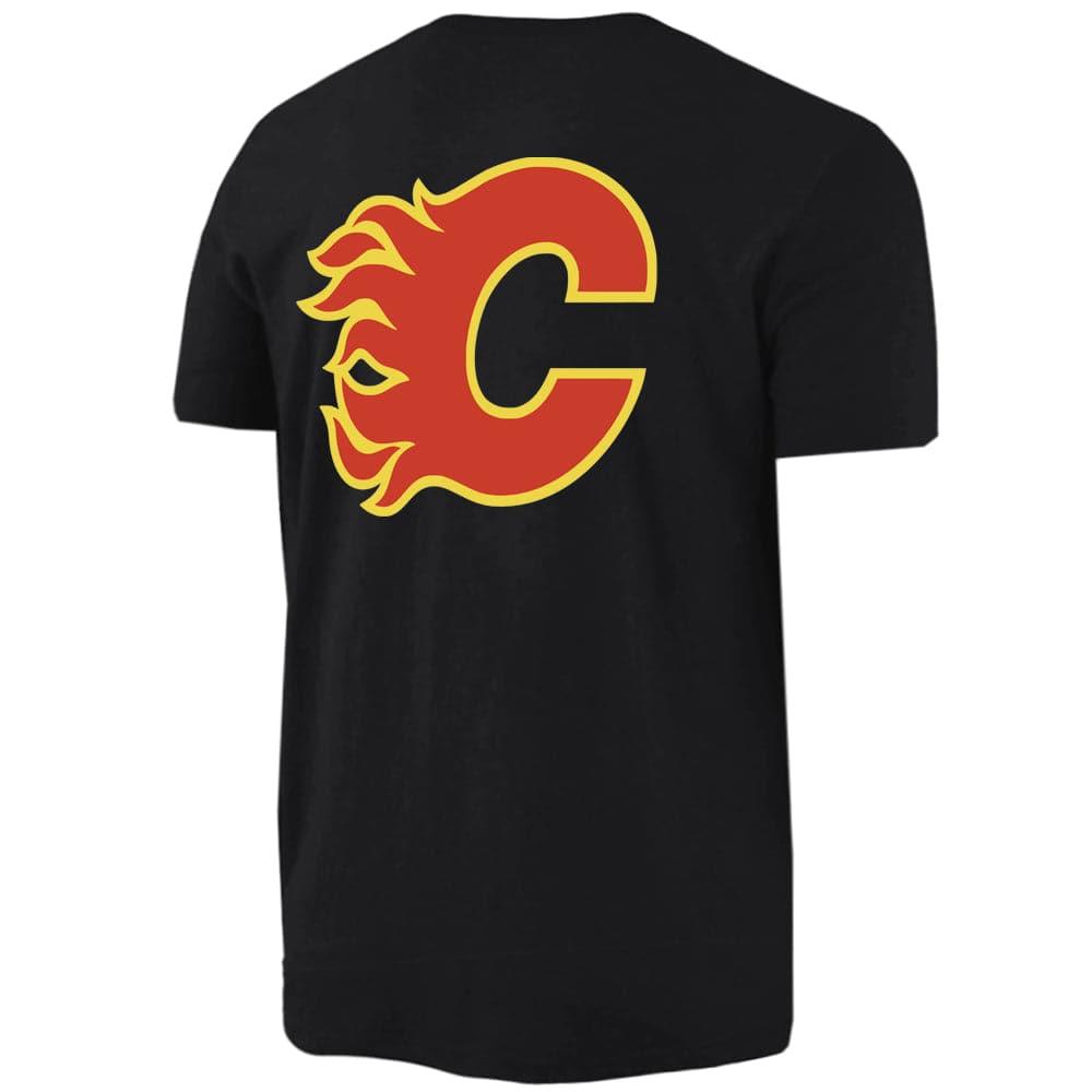 Majestic Athletic T-Shirts Calgary Flames Majestic NHL Jeaner T-Shirt - Black
