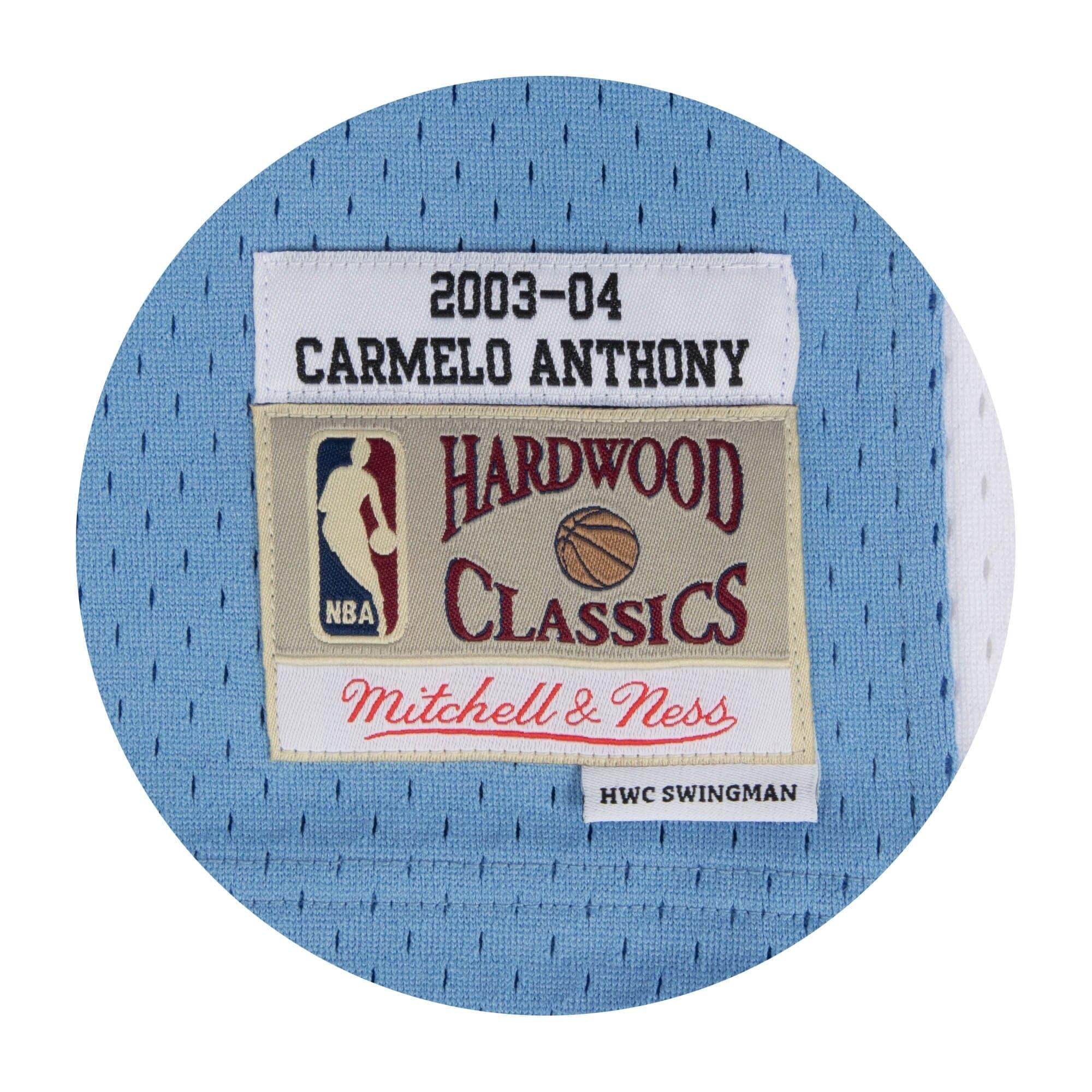 Mitchell And Ness Jerseys Carmelo Anthony Denver Nuggets Mitchell & Ness NBA 03-04 Swingman Jersey - Blue
