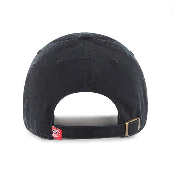 47 Brand Caps Carolina Hurricanes ‘47 NHL Team Clean Up Strapback Hat - Black