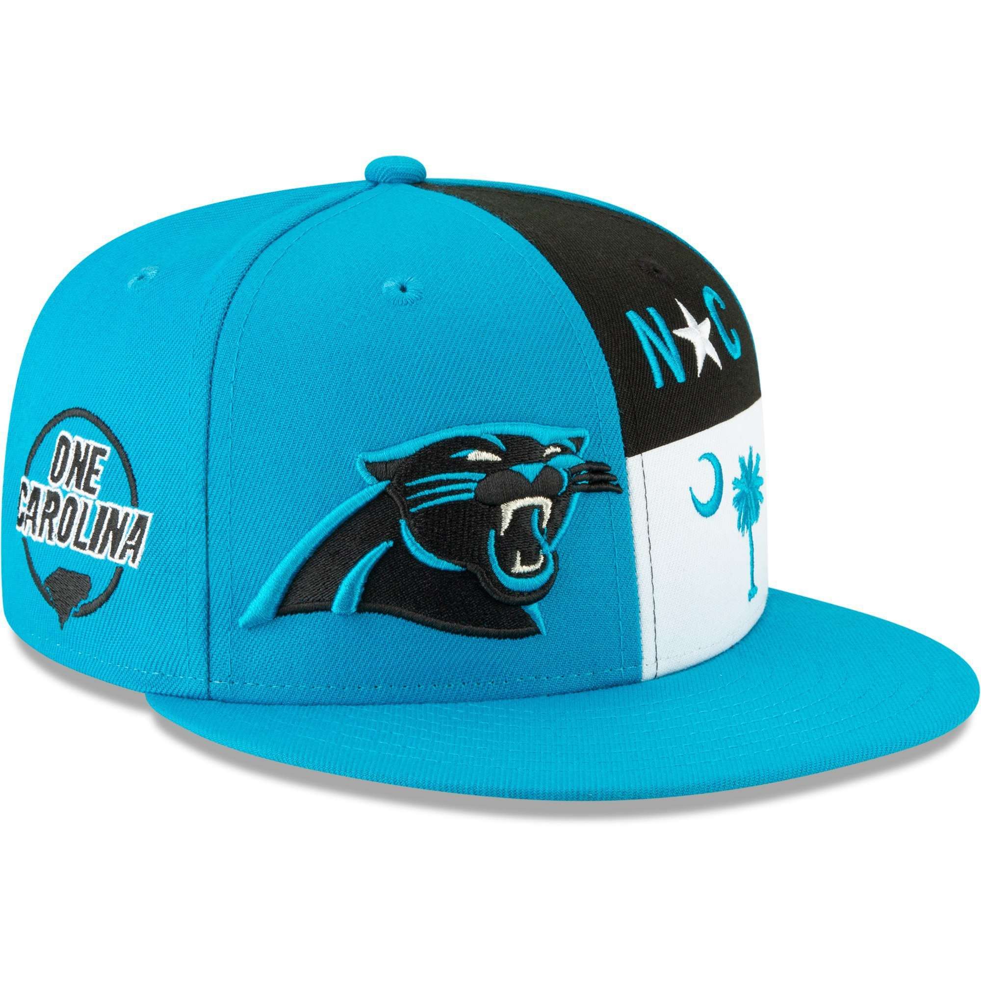 New Era Caps Carolina Panthers New Era 2019 NFL Draft 9FIFTY Snapback Hat – Teal