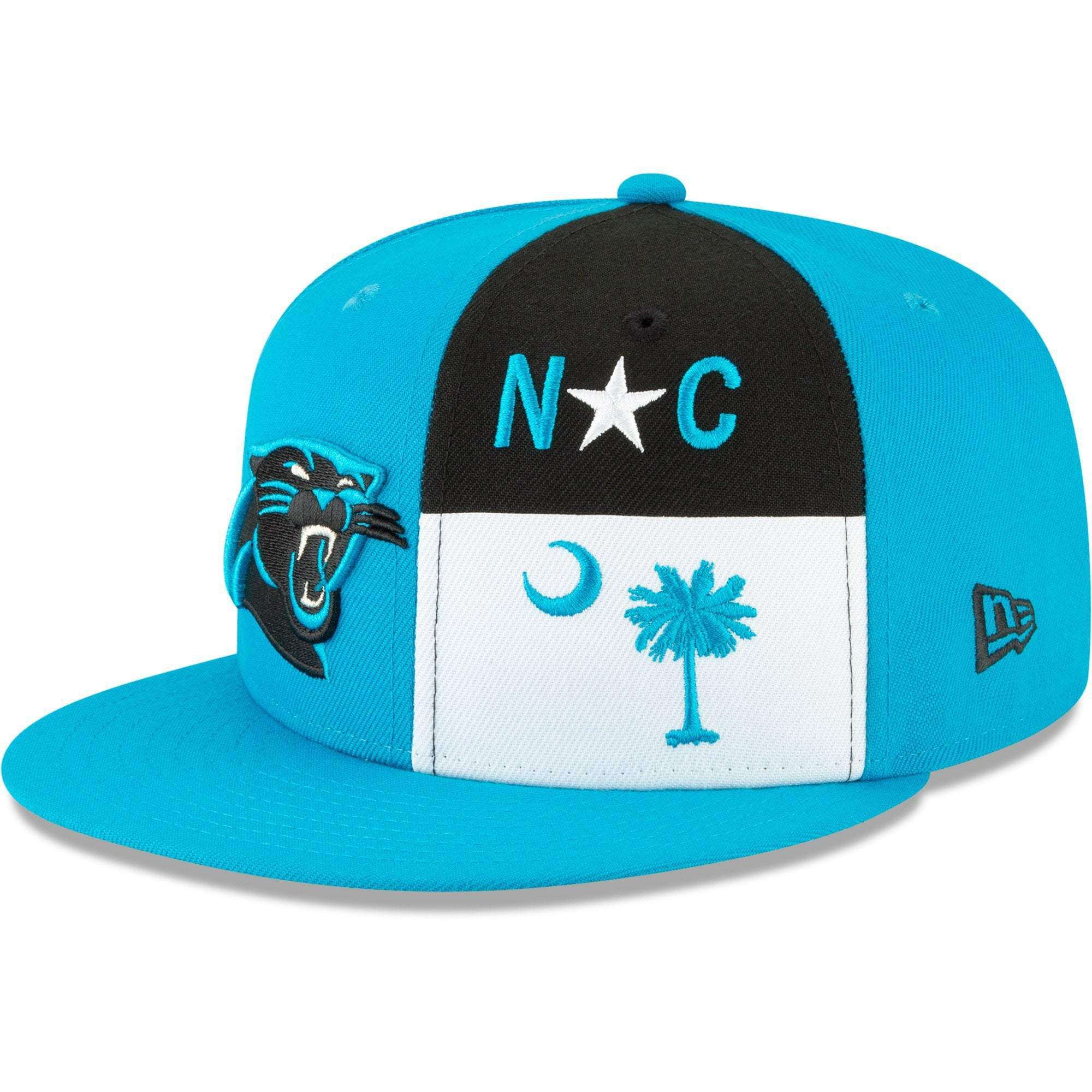 New Era Caps Carolina Panthers New Era 2019 NFL Draft 9FIFTY Snapback Hat – Teal
