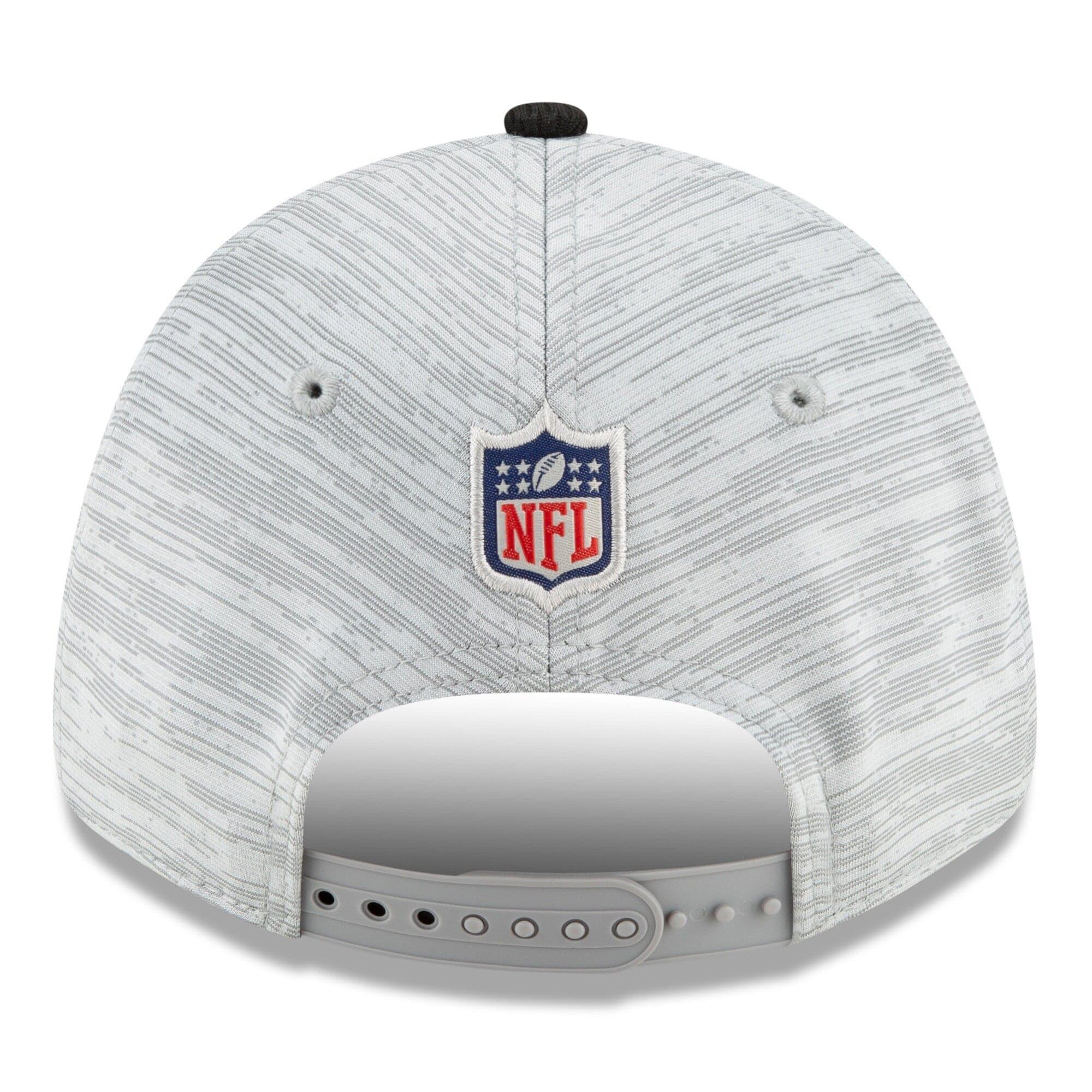 New Era Caps Carolina Panthers New Era NFL 2021 Training Camp 9FORTY Curve Stretch Snapback Hat - Grey