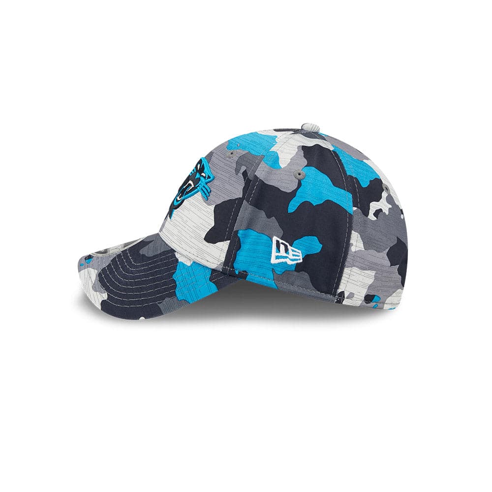 New Era Caps Carolina Panthers New Era NFL 22 Training Camp 9FORTY Stretch Snap Hat - Camo