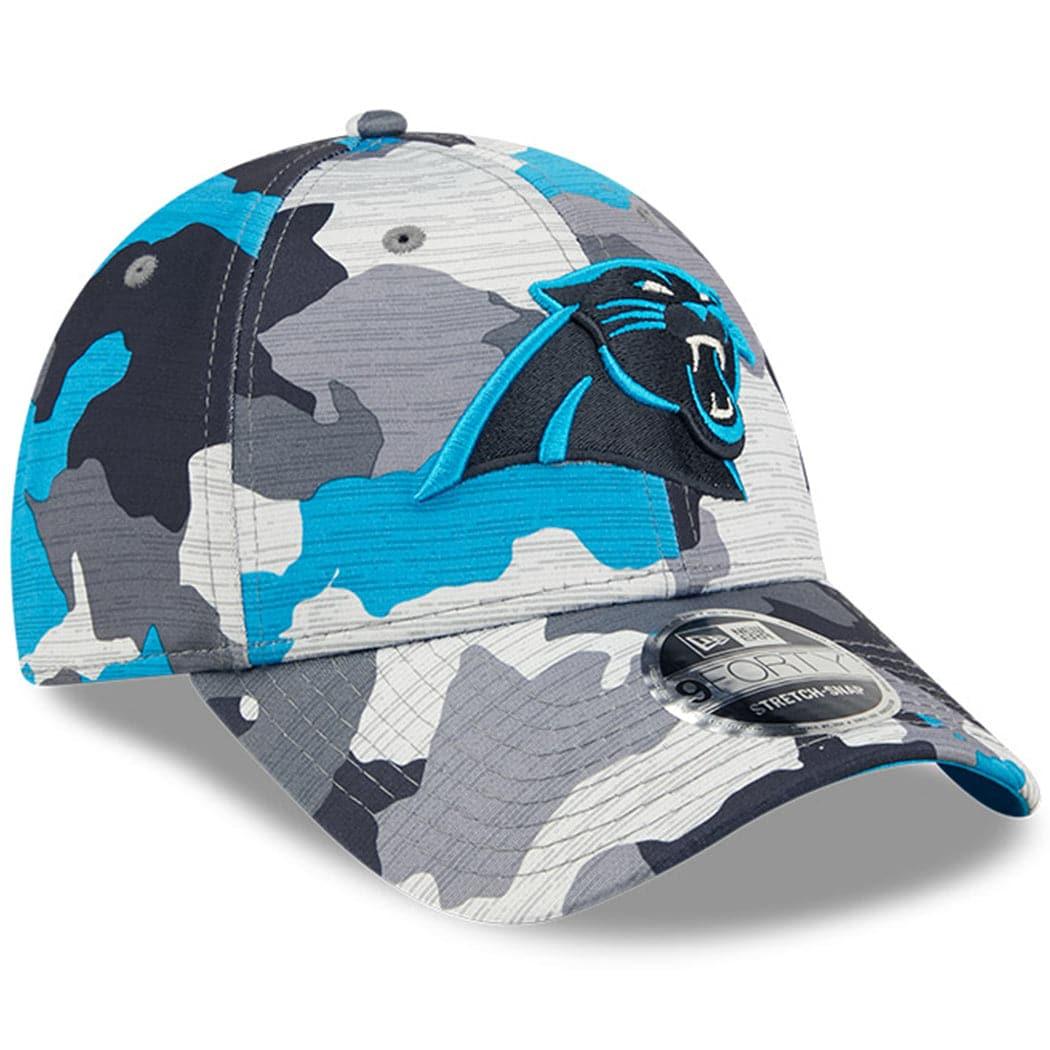 New Era Caps Carolina Panthers New Era NFL 22 Training Camp 9FORTY Stretch Snap Hat - Camo