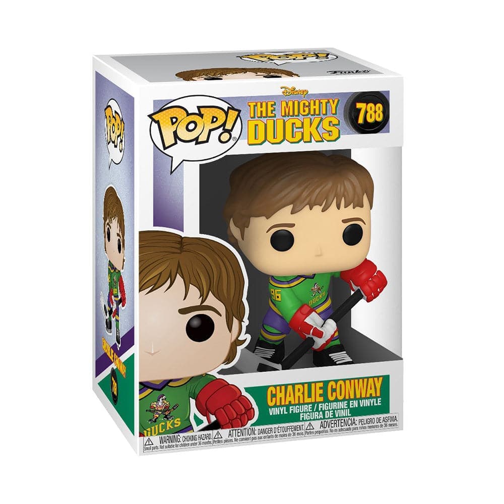Funko Figures Charlie Conway Mighty Ducks Movie Funko Pop 3.75" Figure - Green