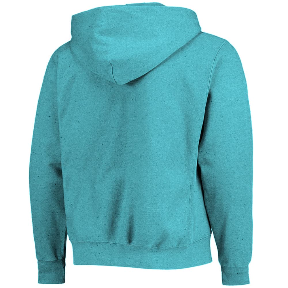 Mitchell And Ness Jumpers Charlotte Hornets Mitchell & Ness NBA Point Guard Vintage Hoodie Jumper - Faded Teal