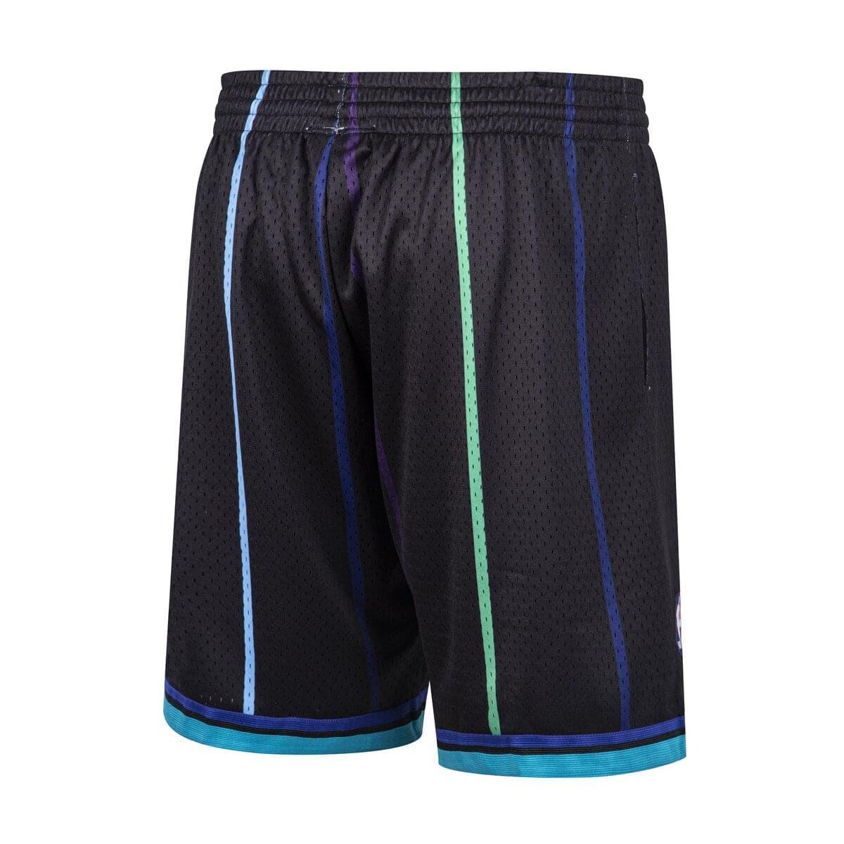 Mitchell And Ness Shorts Charlotte Hornets Mitchell & Ness NBA Reload 2.0 92-93 Swingman Shorts - Black