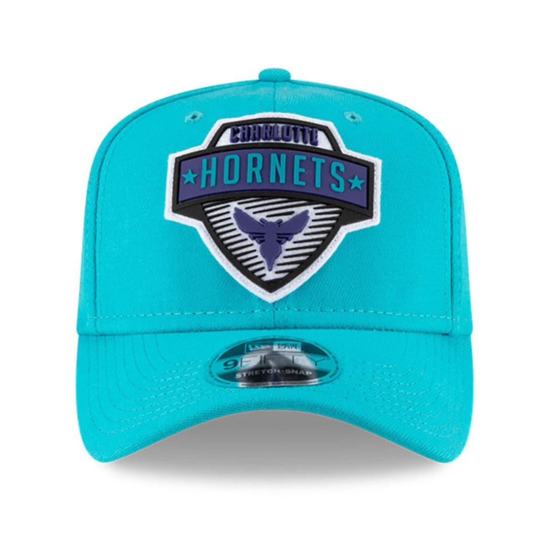 New Era Caps Charlotte Hornets New Era NBA 2020 Tip-Off 9FIFTY Stretch-Snap Curve Hat - Teal