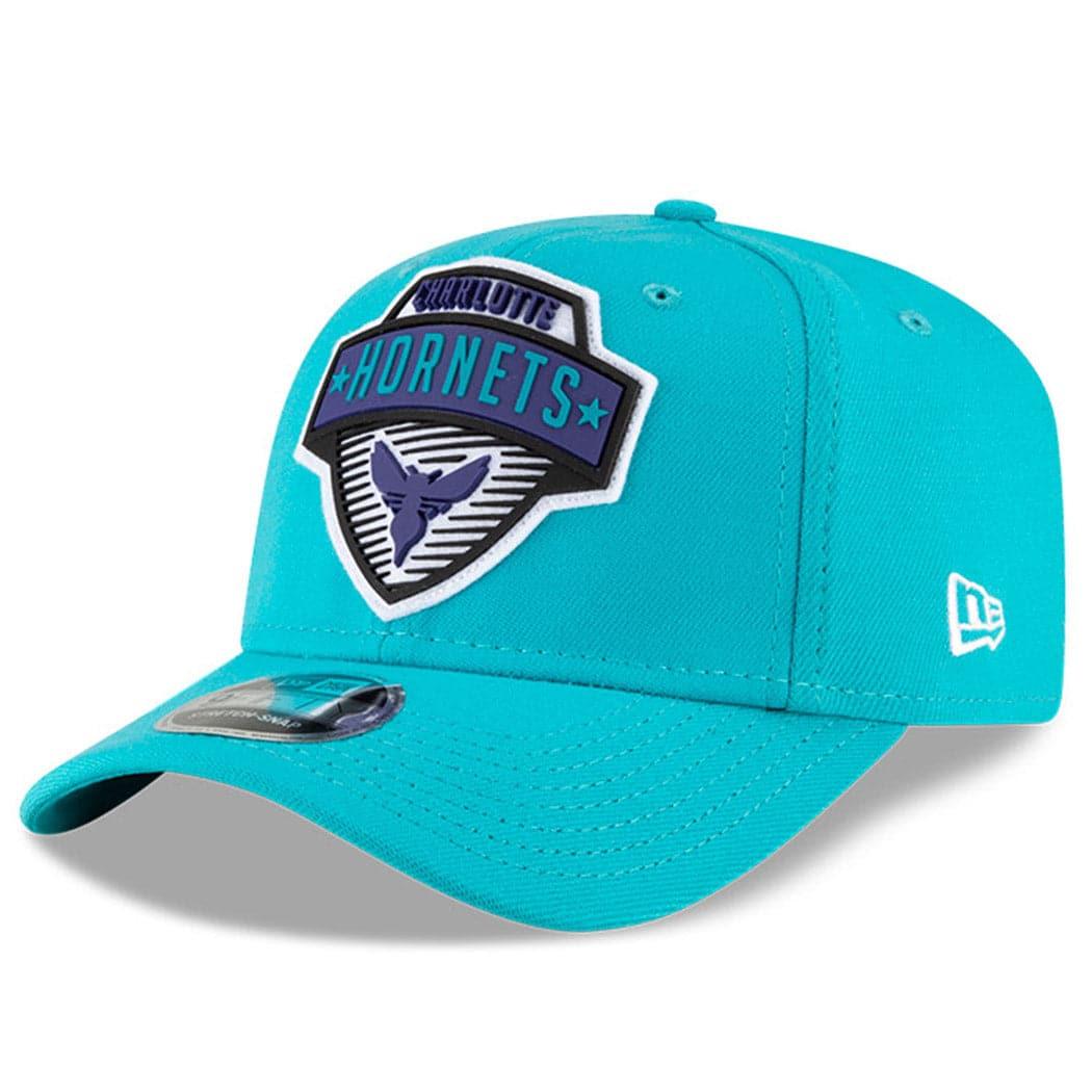 New Era Caps Charlotte Hornets New Era NBA 2020 Tip-Off 9FIFTY Stretch-Snap Curve Hat - Teal