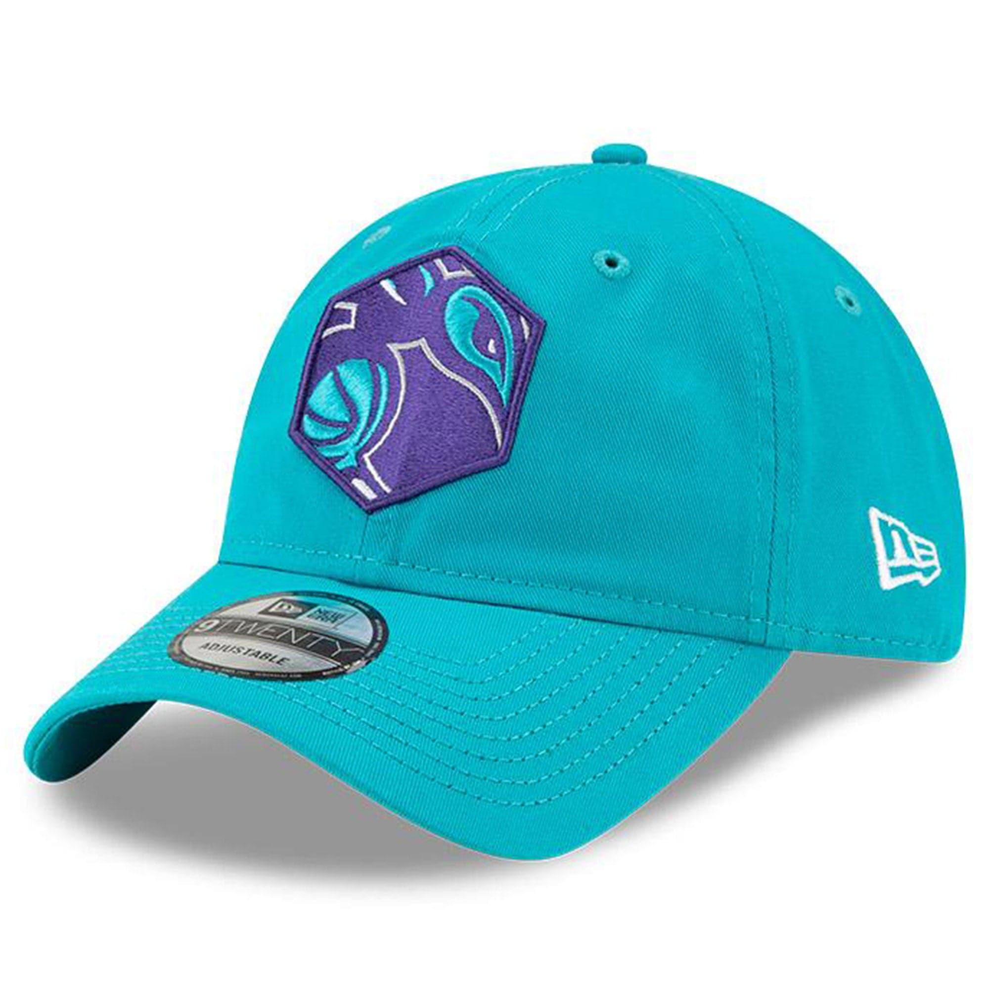 New Era Caps Charlotte Hornets New Era NBA 2021 Draft 9TWENTY Strapback Hat - Teal