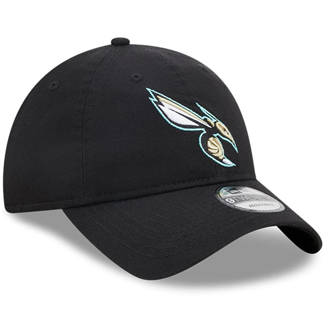 New Era Caps Charlotte Hornets New Era NBA 22-23 City Edition Alt 9TWENTY Strapback Hat - Black