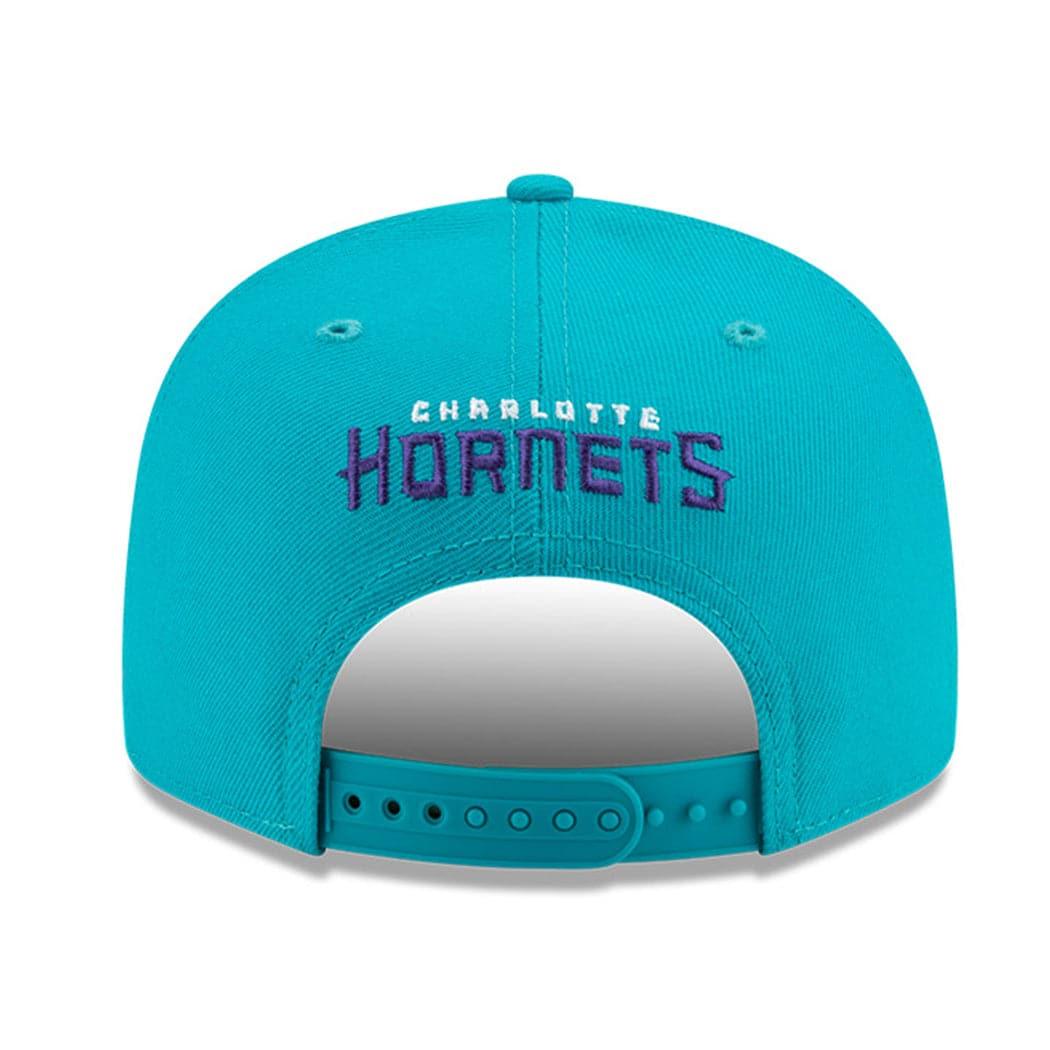 New Era Caps Charlotte Hornets New Era NBA Ligature 9FIFTY Snapback Hat - Teal