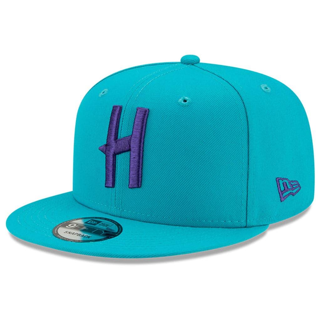 New Era Caps Charlotte Hornets New Era NBA Ligature 9FIFTY Snapback Hat - Teal