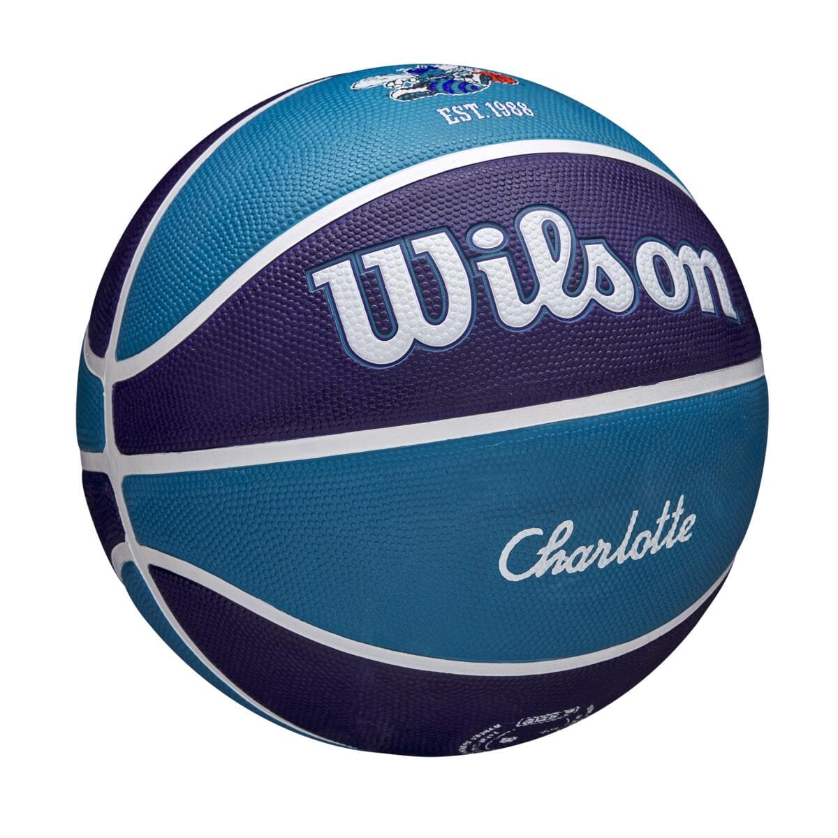 Wilson Sporting Goods Balls Charlotte Hornets Wilson NBA 21-22 City Edition Full Size Basketball Ball - Size 7