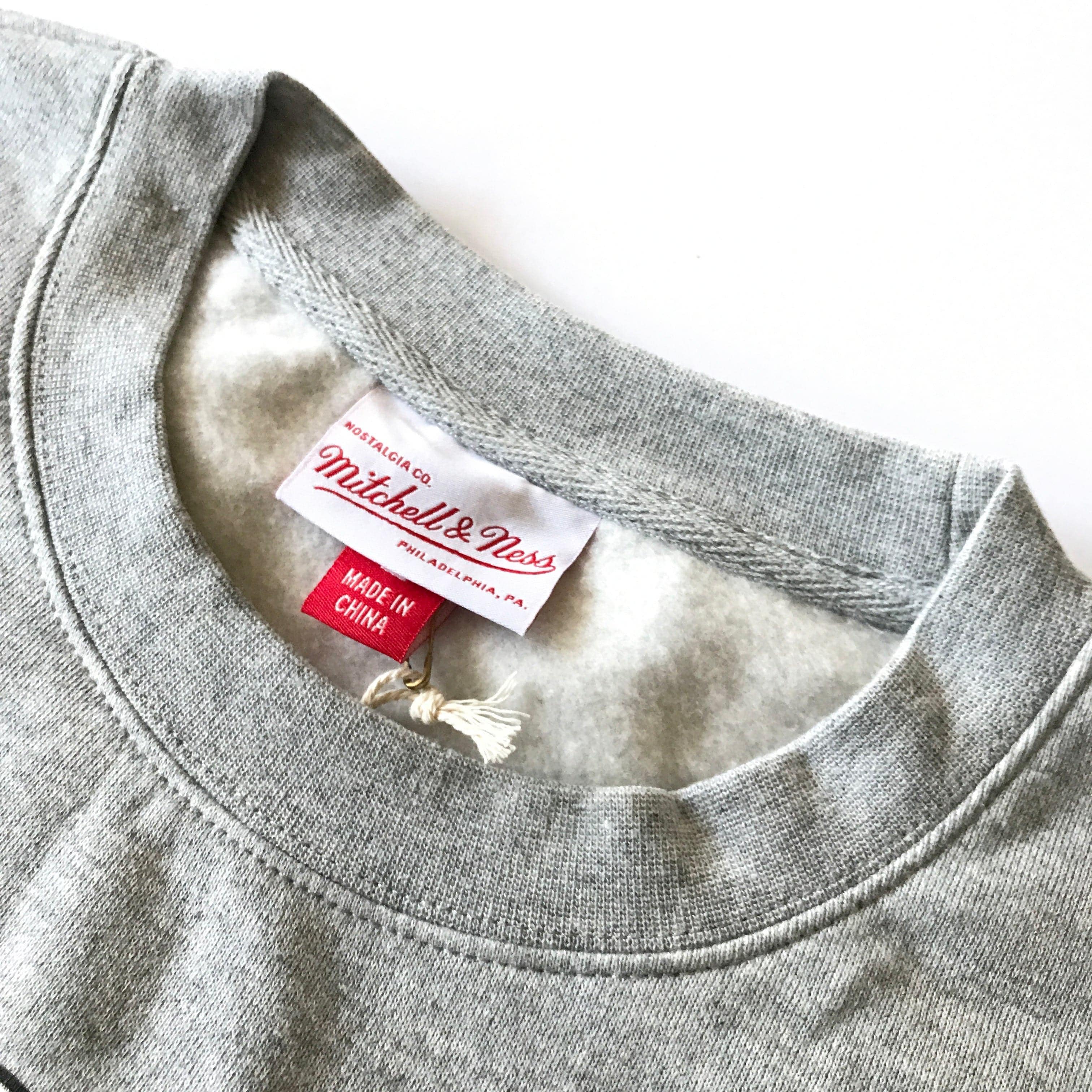 Mitchell And Ness Jumpers Chicago Bears Mitchell & Ness NFL All Over Champs Premium Crew Jumper - Grey